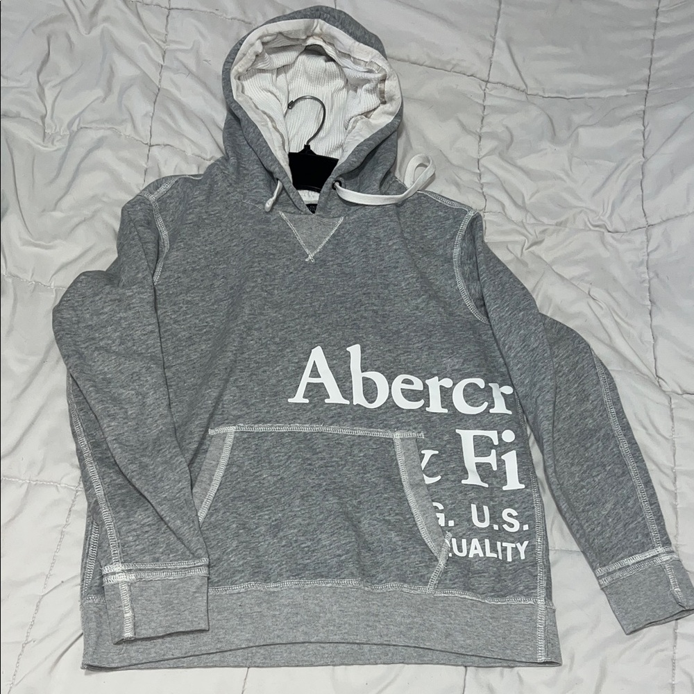 Abercrombie & Fitch Heather Gray Hoodie